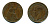 Великобритания 1 пенни 1945 Георг VI (1936-1952) KM 845, Spink 4114 бронза 37-635