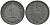 ГЕРМАНИЯ 1 ПФЕННИГ 1875 D, СТАРОГЕРБОВКА KM 1, Jager. 1, Weege 1 медь 4528-1056