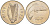 Ирландия 10 пенсов 1973 лосось KM 23 медно-никель UNC 4583-336