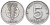 ГДР 5 пфеннигов 1949 A KM 2 алюминий 4613-939