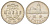 Макао 1 патака 1992 KM 57 медно-никель UNC 4624-625