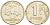 РОССИЯ 1 РУБЛЬ 1997 СПМД KM 604 медь никель цинк 4551-936