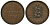 Гернси 2 дабла (дубля) 1868 KM 9 бронза 650-544