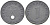 ГЕРМАНИЯ 1 РЕЙХСПФЕННИНГ 1944 E, БРАК ЗАГОТОВКИ KM 97, J.369 цинк 201-966