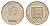 Джерси 5 пенсов 1980 герб, Елизавета II (1952-2022) KM 32 медно-никель aUNC 4652-543