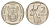 ЮАР 2 ранда 2005 KM 296 медь плакированная никелем UNC 4628-141