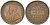 Британская Индия 1/4 анны 1936 Георг V (1910-1936) KM 512 бронза 98-521