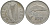 Ирландия 10 пенсов 1969 лосось KM 23 медно-никель 3855-1011