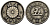 ЯПОНИЯ 5 СЕН 1890 ГОД 23, ИМПЕРАТОР МИЦУХИТО (МЭЙДЗИ) (1867-1912) KM 19 медно-никель 4511-437