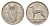 Ирландия 6 пенсов 1928 собака, ирландский волкодав KM 5 никель 46-2545