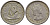 Британские Восточно-Карибские территории 10 центов 1955 Елизавета II (1952-2022), парусник KM 5 медно-никель 4387-221