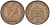 Великобритания 1 пенни 1971 Елизавета II (1952-2022) KM 915, Spink 4237 (B1) бронза 4115-666