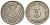 Германия 5 пфеннигов 1908 G KM 11, Jager 12, Weege 6 медно-никель 4364-4551