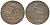 ИСПАНИЯ 2 САНТИМА 1870 ОМ KM 661 (Y52) медь 34-317