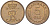 ДАНИЯ 5 ЭРЕ 1964 C; S, ФРЕДЕРИК IX (1947-1972) KM 848.1 бронза 67-745