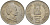 Индия 5 рупий 1985 на смерть Индиры Ганди KM 150 медно-никель aUNC 97-315