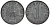 Германия 1 рейхспфенниг 1944 B KM 97, J. 369 цинк 4124-237