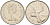 Канада 25 центов 1986 Елизавета II (1952-2022), олень KM 74 никель  4150-456
