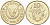 КИПР 10 ЦЕНТОВ 1992 ВАЗА С ПТИЧКАМИ KM 56.3 никель латунь 4563-745