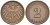 ГЕРМАНИЯ 2 ПФЕННИГА 1908 E KM 16, J. 11, Weege 4 медь 206-546