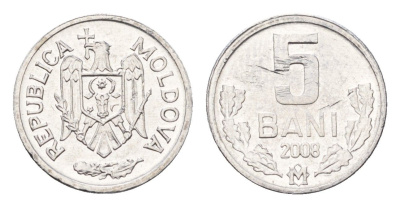 Молдавия (Молдова) 5 бань (бани) 2008 KM 2 алюминий UNC 4694-1047