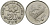 Малайзия 20 сенов 2001 цветок KM 52 медно-никель 4167-323