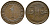 Германия 1 рентенпфенниг 1924 F KM 30, J. 306 бронза 4380-1049
