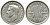 Австралия 3 пенса 1950 m, Георг VI (1937-1952), без букв KM 44 серебро 71-238