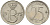 БЕЛЬГИЯ 25 САНТИМОВ 1975 BELGIQUE KM 153.1 медно-никель 4528-1028