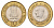 Индия 10 рупий 2009 100 лет со дня рождения Хоми Бабы KM 372 биметалл UNC 4656-836