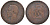 Франция 10 сантимов 1854 W, Наполеон III (1852-1870) KM 771.7, Le Franc 133.17 бронза 4123-313
