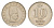Турция 10 курушей 2006 Кемаль Ататюрк KM 1166 медь цинк никель 4647-569