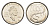 Канада 10 центов 2001 Международный год добровольцев KM 412 никель UNC 4636-641