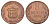 Гернси 8 дублей (дабла) 1864 KM 7 бронза 4653-836