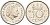 Нидерланды 10 центов 1971 Юлиана (1948-1980) KM 182 никель 4567-555