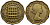 Великобритания 3 пенса 1953 Елизавета II (1952-2022) KM 886, Spink 4152 никель латунь 51-112