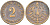 ГЕРМАНИЯ 2 ПФЕННИГА 1875 B, СТАРОГЕРБОВКА KM 2, Jager 2, Weege 3 медь 4546-546