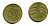 ГЕРМАНИЯ 10 РЕНТЕНПФЕННИГОВ 1924 A KM 33, J. 309, Weege 8 алюминиевая бронза 54-525