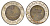 Египет 1 фунт 2008 сфинкс KM 940a биметалл 4673-834