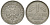 ФРГ 1 МАРКА 1960 F J 385, KM 110 медно-никель 72-657