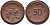Саксония 50 пфеннигов 1921 виноград и лопата J. N 54 фарфор 1094-5-32
