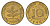 ФРГ 10 пфеннигов 1989 D KM 108, J. 383 сталь плакированная латунью 187-767
