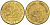 ФРГ 5 пфеннигов 1977 J KM 107, J. 382 сталь плакированная латунью 4514-941