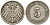 Германия 5 пфеннигов 1910 F KM 11, Jager 12, Weege 6 медно-никель 4608-931