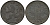 Бельгия 1 франк 1943 Belgique - Belgie, Леопольд III (1934-1947), германская оккупация, Вторая мировая война KM 127 цинк 4161-525
