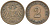 Германия 2 пфеннига 1913 A KM 16, J. 11, Weege 4 медь 212-422