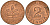 ФРГ 2 пфеннига 1981 D J.381a, KM 106a сталь плакированная медью    4598-856