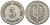 ГЕРМАНИЯ 5 ПФЕННИГОВ 1876 F, СТАРОГЕРБОВКА KM 3, Jager 3, Weege 5 медно-никель 4546-1046