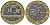 Франция 10 франков 1990 тип Гений Бастилии KM 964.1, Le Frank 375.5 биметалл 51-5135