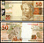 Бразилия 50 реалов 2010 голова Республики, ягуар Pick 256 i  бумага  UNC (пресс) 7200-17-3
